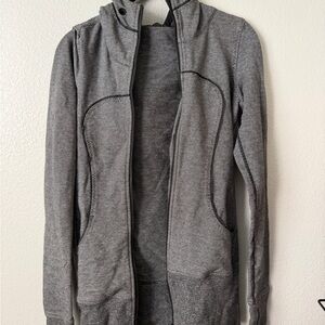 Lululemon Gray Zip-Up Hoodie